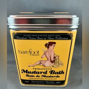 New! Barefoot Venus Therapeutic Mustard Bath 16 ounces (480 G)